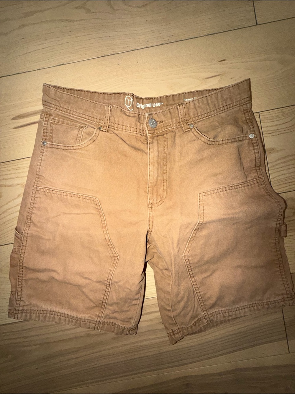 Original Use Light Brown Workwear Shorts